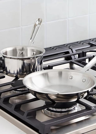 All-Clad - 4108201S All-Clad Kitchen Helper Fry Sauce pan, 8 inch and 1 quart, Steel