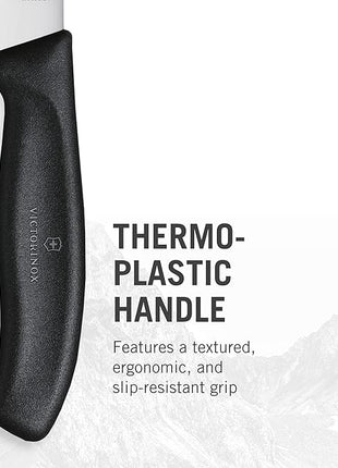 Victorinox Swiss Classic 8.25-Inch Bread Knife with Serrated Edge, Black