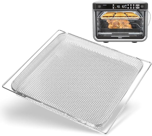 Air Fryer Oven Basket Replacement Baking Trays for Ninja Foodi DT251 DT201 Series Air Fryer Oven, Mesh Basket，Air Fryer Accessories for Ninja Foodi 10-in-1 Smart XL Air Fry Oven