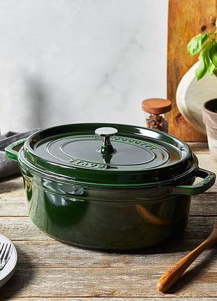 Staub Cocotte Oval 33cm Basil
