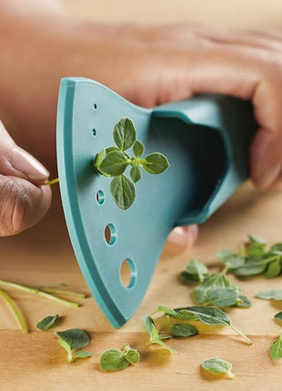 Rachael Ray Professional Multi Shear Kitchen Scissors with Herb Stripper and Sheath, 2 Piece, Agave Blue