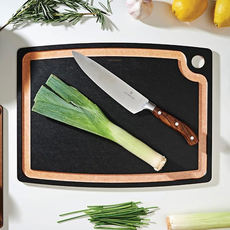 Epicurean Gourmet Series Cutting Board with Juice Groove, 17.5-Inch by 13-Inch, Slate/Natural