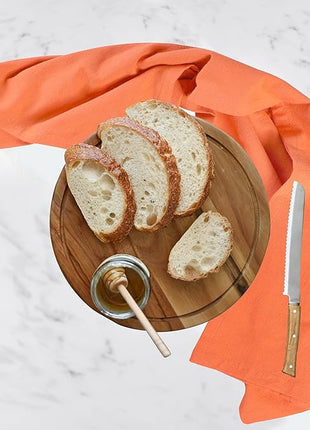 Urban Villa Halloween Flour Sack Kitchen Towels 27”x27” 12 Pack Orange Color Dish Towels 100% Cotton Flour Sack Kitchen Towels for Embroidery DIY Projects Cloth Diapers Cheese Strainers Dish Cloths