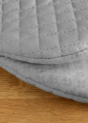 KitchenAid Asteroid Mini Oven Mitt Set, 5.5"x8", Grey, 2 Piece