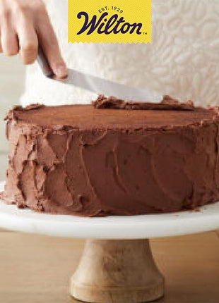 Wilton 13 Inch Angled Frosting Spatula, Stainless Steel With an Ergonomic Handle