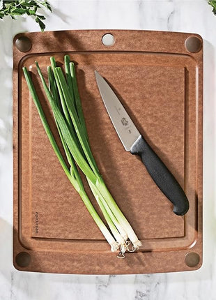 Epicurean All-in-One 14.5" × 11.25" Cutting Board in Nutmeg