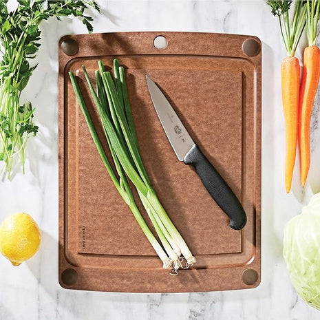 Epicurean All-in-One 14.5" × 11.25" Cutting Board in Nutmeg
