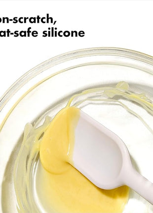 OXO Good Grips 3 Piece Silicone Spatula Set, One Size, Multi, Multicolor