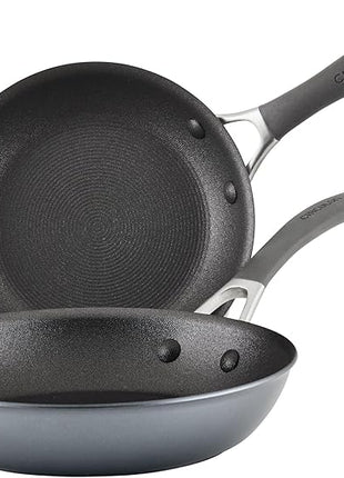 Circulon A1 Series with ScratchDefense Technology Nonstick Induction Frying Pans/Skillet Set, 8.5 Inch and 10 Inch - Graphite, Skillet Set (8.5" & 10")