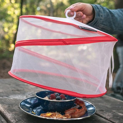 Stansport Deluxe 24-Piece Enamel Tableware Set - Enamel Plates and Bowls Lightweight and Durable Camp Dish Set for Camping and Backpacking Plates and Bowls for 4 People