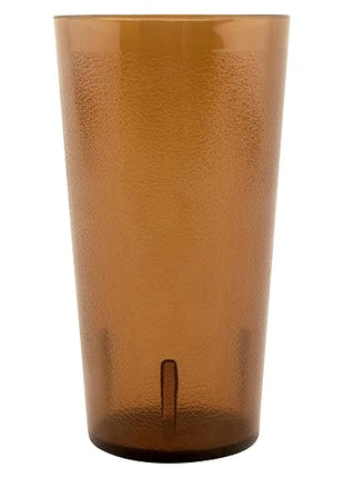G.E.T. 6632-1-A-EC Heavy-Duty Plastic Restaurant Tumblers, 32 Ounce, Amber (Set of 4)