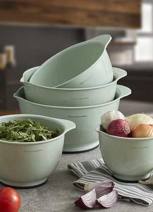 KitchenAid Classic Mixing Bowls, Set of 5, Pistachio