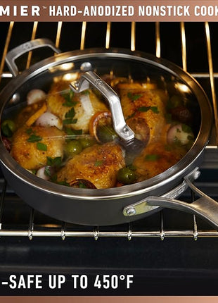 Calphalon Premier Hard-Anodized Nonstick Cookware 11-Piece Pots and Pans Set Dishwasher and Oven Safe with MineralShield Nonstick Technology Durable and Versatile Kitchen Cookware