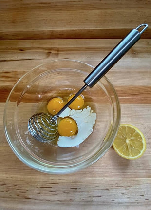 Fox Run 5829 Spiral Spring Whisk, 10" Silver Stainless Steel, Medium