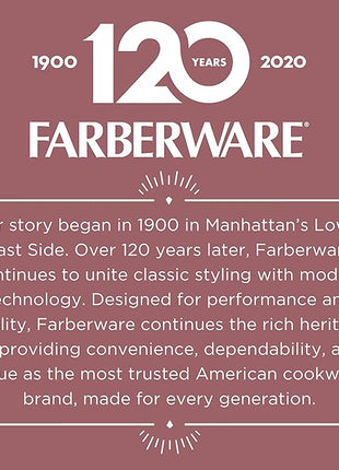 Farberware 47776 Nonstick Bakeware, Nonstick Muffin Pan / Cupcake Pan - 12 Cup, Rose Gold Red