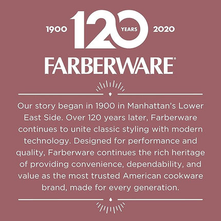 Farberware 47776 Nonstick Bakeware, Nonstick Muffin Pan / Cupcake Pan - 12 Cup, Rose Gold Red