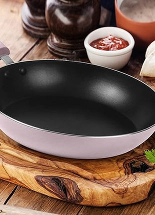Utopia Kitchen Nonstick Cookware 3 Piece Set, Non-Stick Frying Pans with Induction Bottom, 8, 9.5 & 11 Inches Frying Pans with Bakelite Handles, PFOA Free, Purple & Black