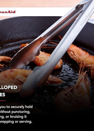 KitchenAid Stainless Steel Tongs, 7 Inch