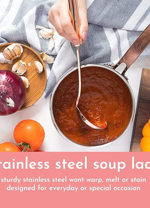 Copper and Teal Blue Kitchen Utensils - 17-Piece Set Includes Copper Utensil Holder, Measuring Cups and Spoons, and Silicone Cooking Tools - Stylish Teal Kitchen Decor and Unique Gifts for Home Cooks