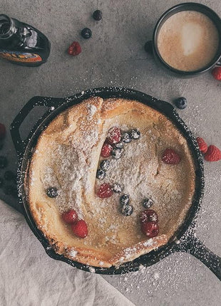 Backcountry Iron 10-1/4 Inch Round Medium Pre-Seasoned Cast Iron Skillet