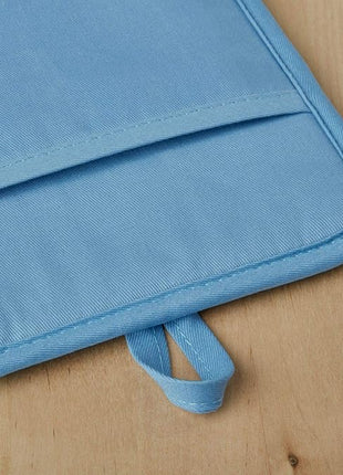 KitchenAid Ribbed Soft Silicone Pot Holder 2-Pack Set, Blue Velvet, 7"x9"