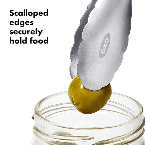 OXO Good Grips 7-Inch Mini Tongs, Stainless Steel