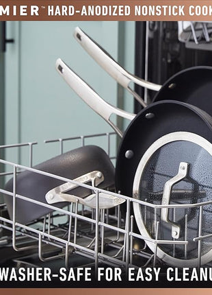 Calphalon Premier Hard-Anodized Nonstick Cookware 11-Piece Pots and Pans Set Dishwasher and Oven Safe with MineralShield Nonstick Technology Durable and Versatile Kitchen Cookware