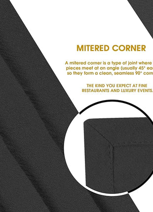 Urban Villa Halloween Flour Sack Kitchen Towels 27”x27” 12 Pack Black Color Dish Towels 100% Cotton Flour Sack Kitchen Towels for Embroidery DIY Projects Cloth Diapers Cheese Strainers Dish Cloths