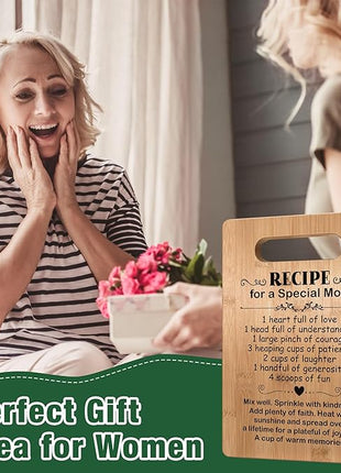 Mom Birthday Gifts from Daughter Son, Mother Cutting Board Gift, Cute Mom Gifts from Daughter Son, Christmas Gifts for Mother, Mom Gift for Mothers Day