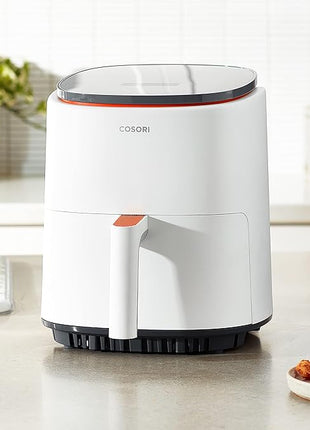 Cosori Air Fryer 4 Qt, 7 Cooking Functions Airfryer, 150+ Recipes on Free App, 97% less fat Freidora de Aire, Dishwasher-safe, Designed for 1-3 People, Lite 4.0-Quart Smart Air Fryer, White