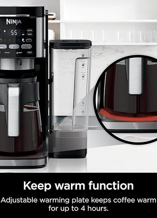 Ninja | Drip Coffee Maker | DualBrew Pro Hot & Iced Coffee Machine | Use with K-Cup Coffee Pods | 3 Brew Styles (Classic, Rich, & Iced) | 60oz Removable Reservoir & Dishwasher Safe | Black | CFP101