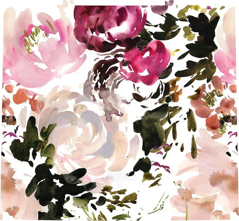 Tervis Venture Lite Kelly Ventura - Floral Collection Made in USA Double Walled Insulated Tumbler Travel Cup Keeps Drinks Cold & Hot, 24oz Water Bottle, Posy