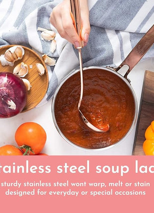 Copper and Pink Kitchen Utensils Set - 17-Piece Silicone Cooking Tools with Copper Utensil Holder and Pink Measuring Cups and Spoons for Baking and Everyday Cooking - Stylish Kitchen Accessories