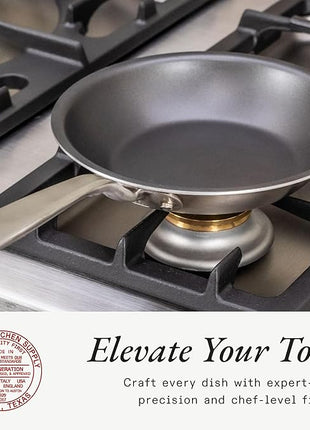 Made In Cookware - ProCoat 8" Non Stick Frying Pan (Graphite) - 5 Ply Stainless Clad Nonstick - Professional Cookware - Crafted in Italy - Induction Compatible