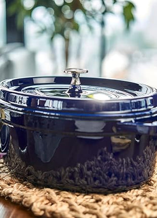 Staub Oval Cocotte - 4.25Qt - Dark Blue