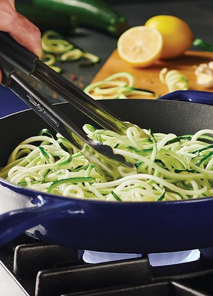 Tramontina Bestow Enameled Cast Iron Skillet, 12-inch Frying Pan, Blue