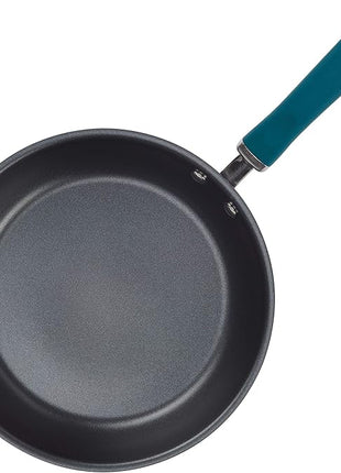 Rachael Ray Create Delicious Deep Hard Anodized Nonstick Frying Pan / Fry Pan / Hard Anodized Skillet - 10.25 Inch, Gray