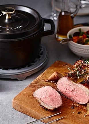 STAUB 40509-487-0 Cocotte Round 20cm Black