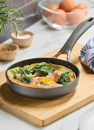 Circulon A1 Series with ScratchDefense Technology Nonstick Induction, Mini Frying Pan/Skillet, Metal Utensil Safe, 6.25 Inch Open Fry Pan - Graphite
