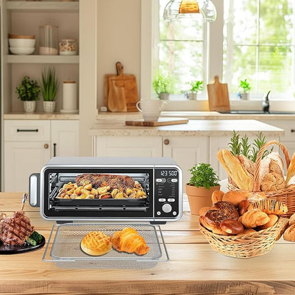 Air Fryer Oven Basket, Original Replacement Baking Trays for NINJA SP300 SP301 SP351 Foodi Digital Air Fryer Oven, Mesh Basket, Ideal Accessories (for SP300 / SP301 Series)