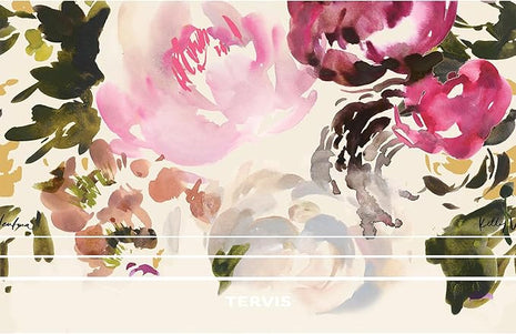 Tervis Traveler Kelly Ventura - Floral Collection Triple Insulated Tumbler Travel Cup Keeps Drinks Cold & Hot, 30oz with Straw Lid, Posy