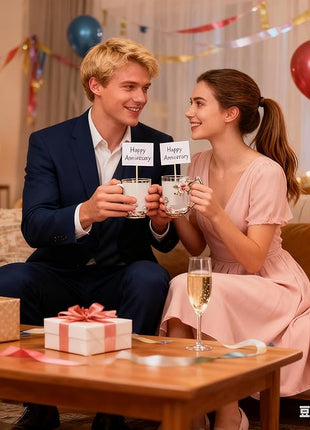 Handicraft Crystal Glass 3D Flower Cups Tea Mug With Tea Spoon Women Coffee, Tea, Juice, Beer, Milk Hot And Cold Drinks Use Gift Package. (Red-Tal)