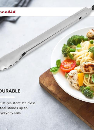 KitchenAid Stainless Steel Long Tongs, 14 Inch