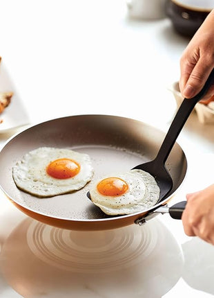 Farberware Cookstart DiamondMax Nonstick Cookware/Pots and Pans Set, Dishwasher Safe, Includes Baking Pan and Cooking Tools, 15 Piece - Copper