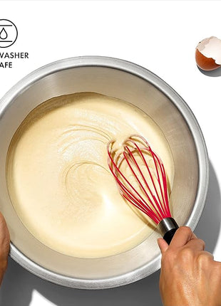 OXO Good Grips 9-Inch Silicone Whisk - Red