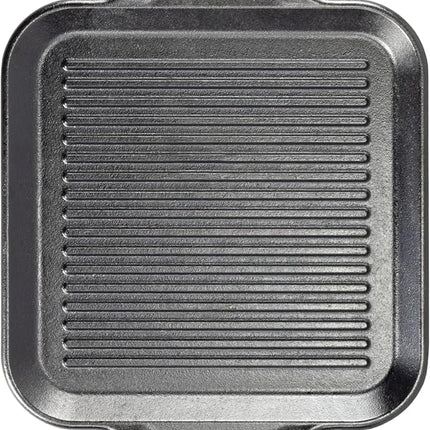 Lodge BOLD 12 Inch Seasoned Cast Iron Grill Pan with Loop Handles; Design-Forward Cookware