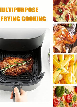 Air Fryer Replacement Grill Pan Fit for COSORI Air Fryer 5 QT, Air Fryer Rack Replacement Parts Accessories Grill Plate Crisper Plate Tray, Non-Stick, Dishwasher Safe…