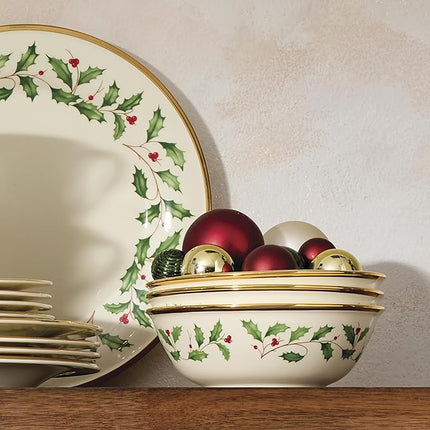 Lenox 899203 Holiday 18-Piece Dinnerware Set, Service For 6