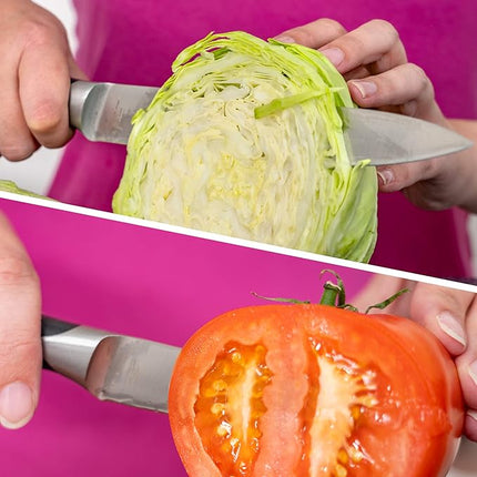 Slitzer Germany 7-Piece Chef's Knife Set, Ergonomically Designed, Professional Grade Chef Knives, Great addition to any kitchen