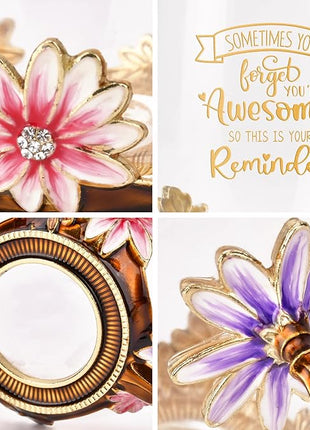 OEAGO Birthday Gifts for Women Mom Plastic Tea Cup Mothers Valentines Day Gifts for Her from Daughter Son Unique Inspirational Friendship Ideas for Female Coworker